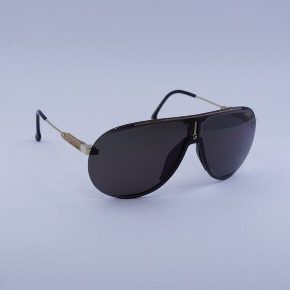 Carrera SUPERCHAMPION 2M2 2K Sunglasses Gold/Black Shield Frame, Grey AR Lenses - Picture 5 of 11